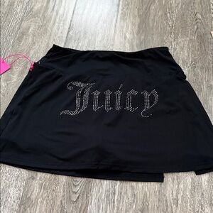 Juicy Couture Black Skort women new